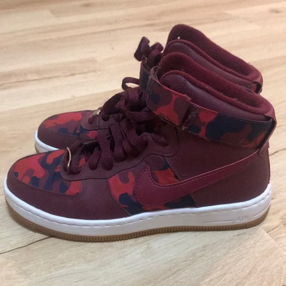 Nike | Shoes | Red Camo Nike Air Force 